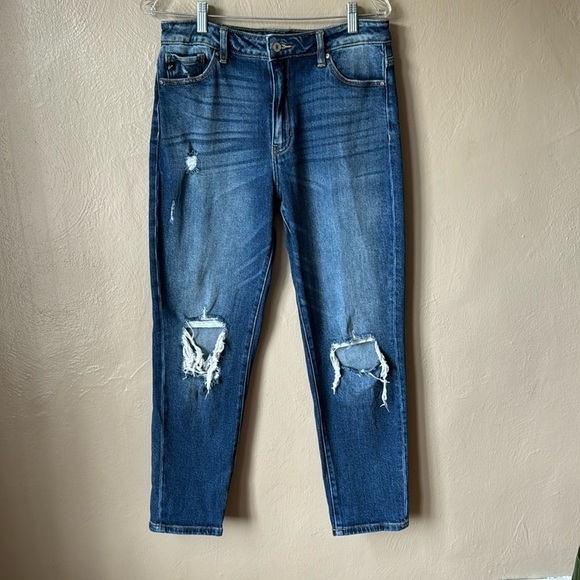 KanCan Alayna High Rise Mom Jeans Size 9/28 - Picture 1 of 6